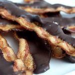 Chocolate covered bacon, foods, vendors